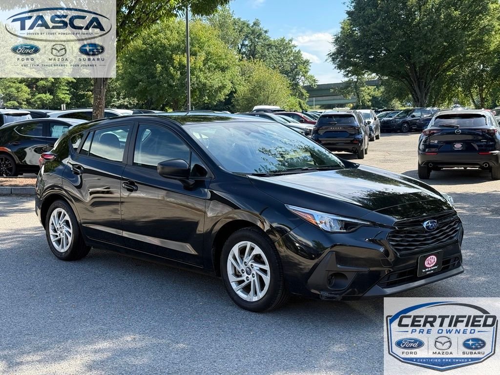 Used 2024 Crystal Black Silica Subaru Base image 1