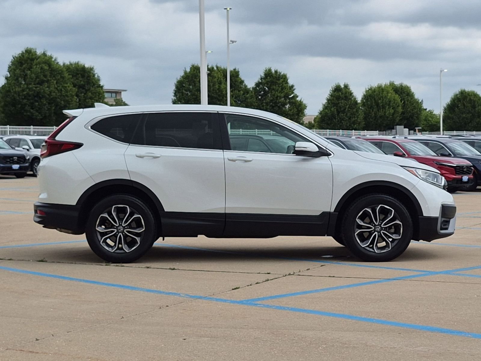 Used 2020 Platinum White Pearl Honda EX-L AWD image 6