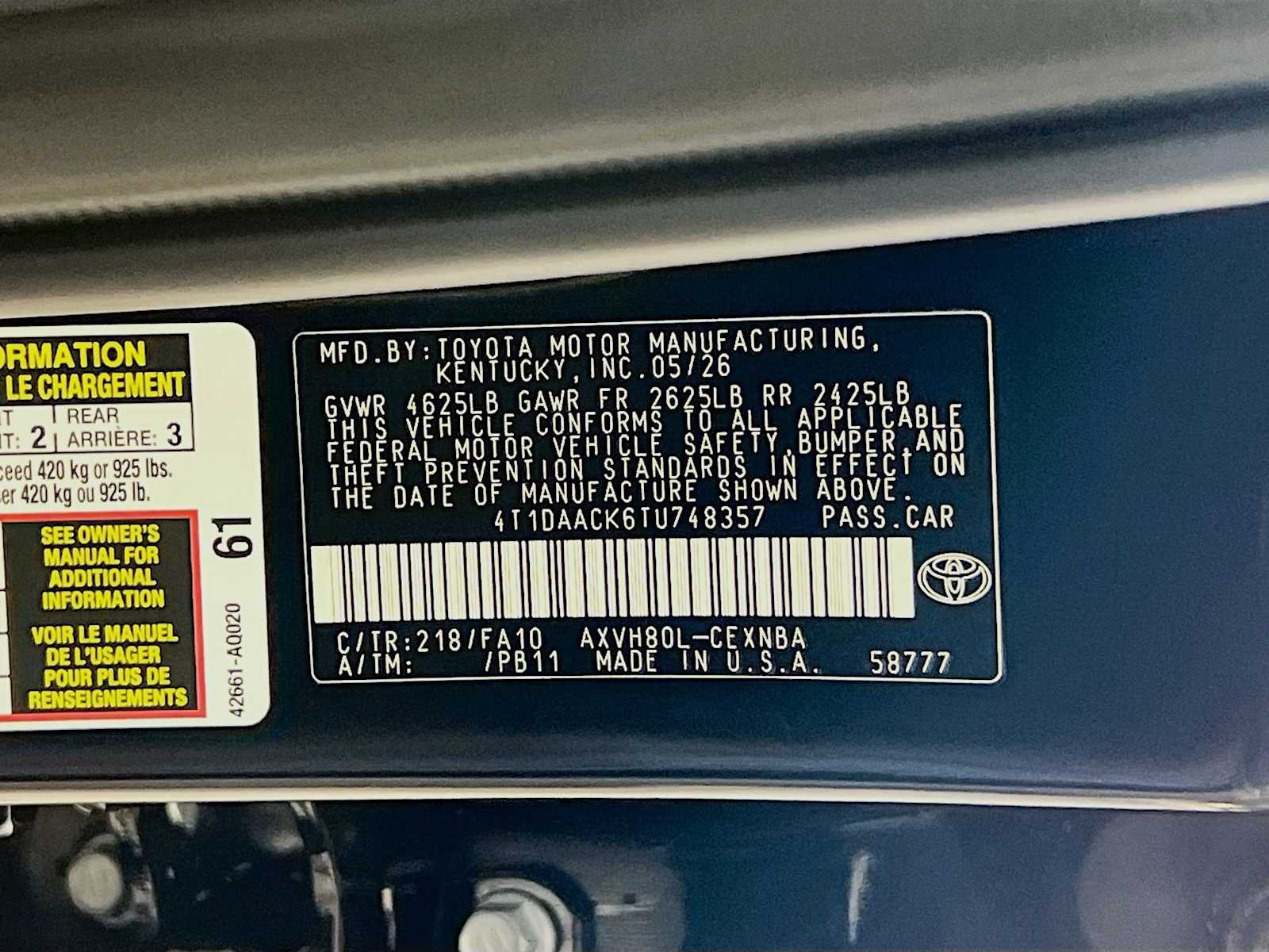 2026 Toyota Camry — photo 21