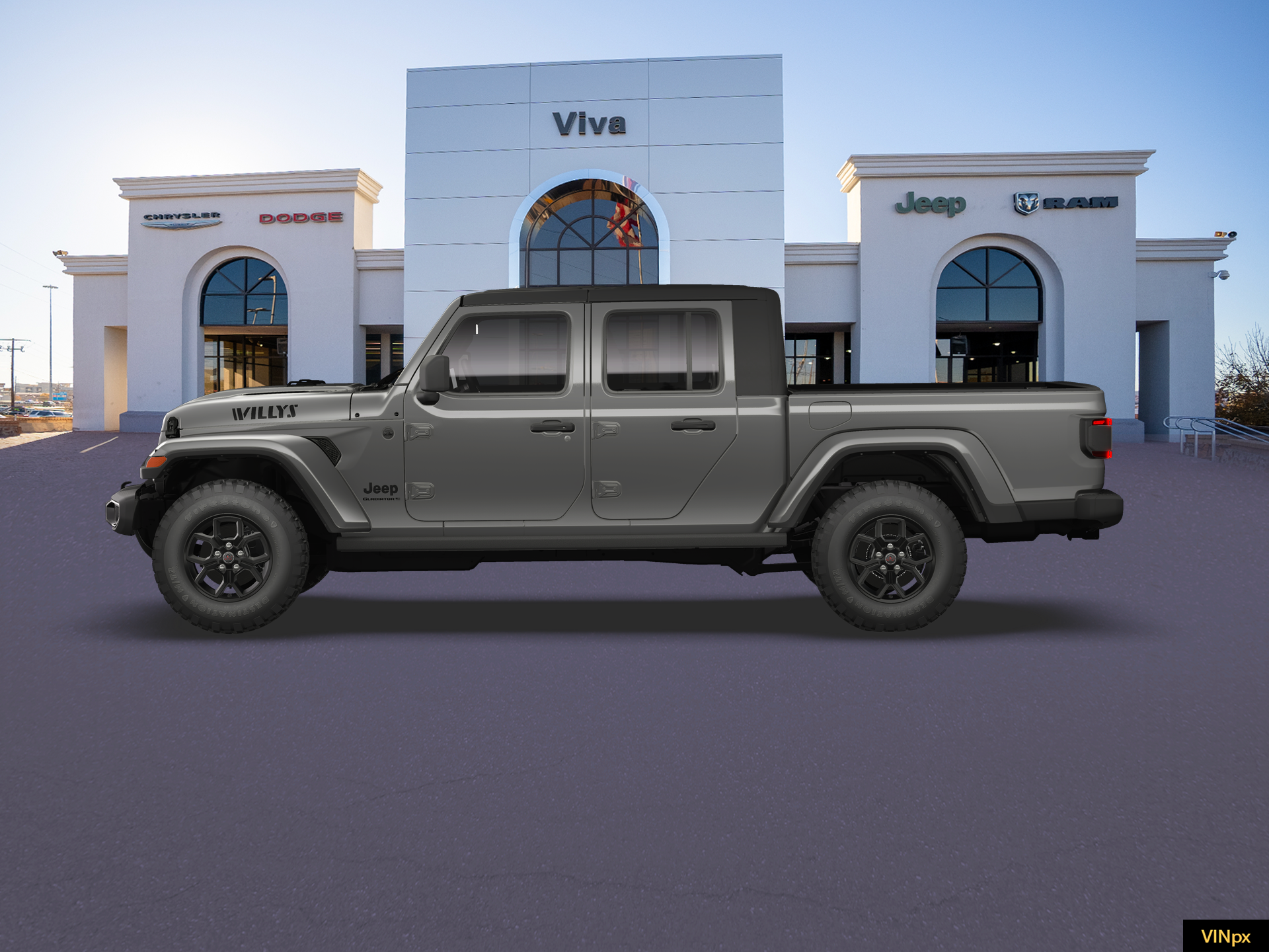 New 2026 Granite Crystal Metallic Clear-Coat Exterior Paint Jeep Willys image 14