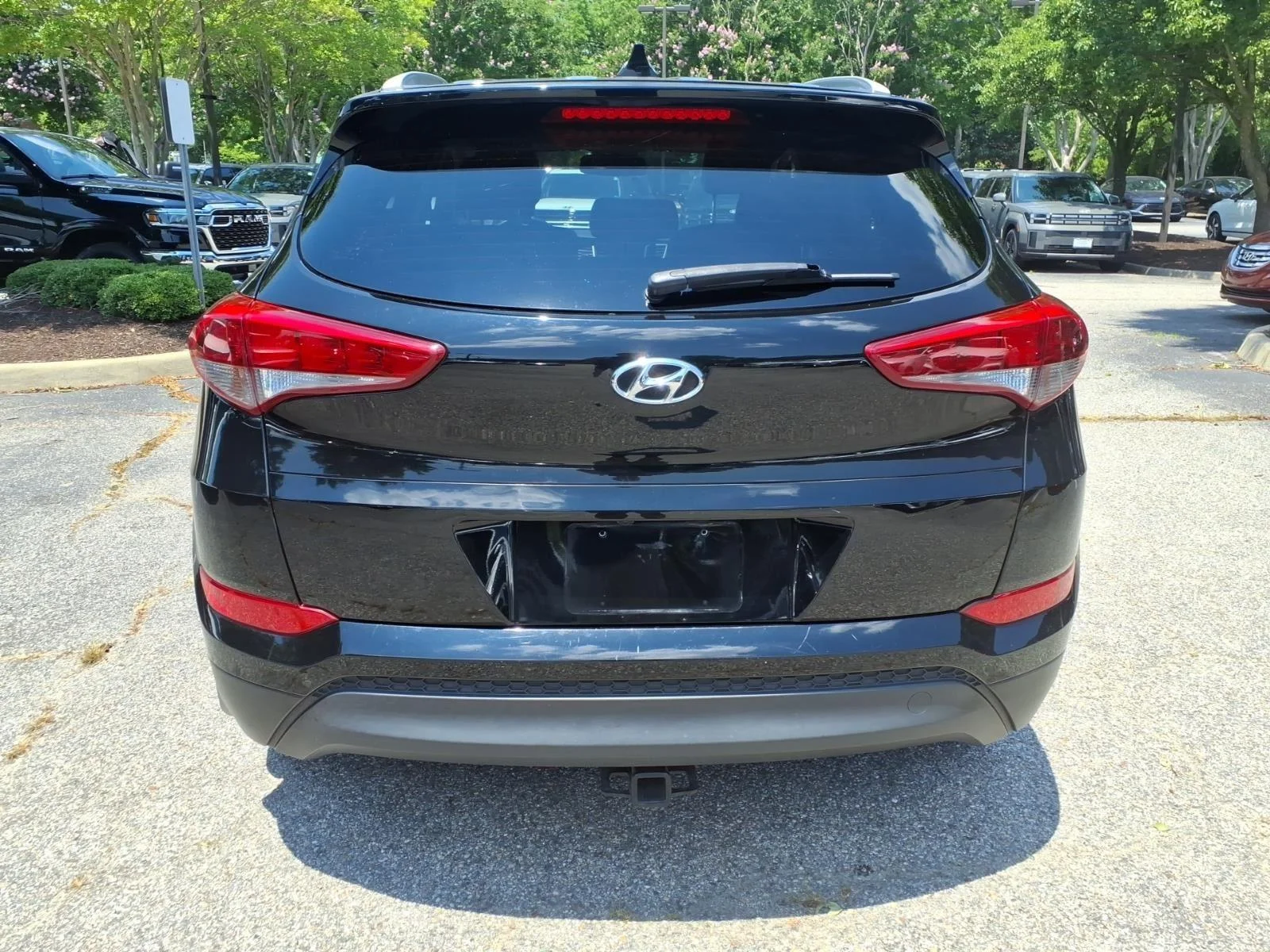 Used 2018 Black Noir Pearl Hyundai SEL Plus image 7