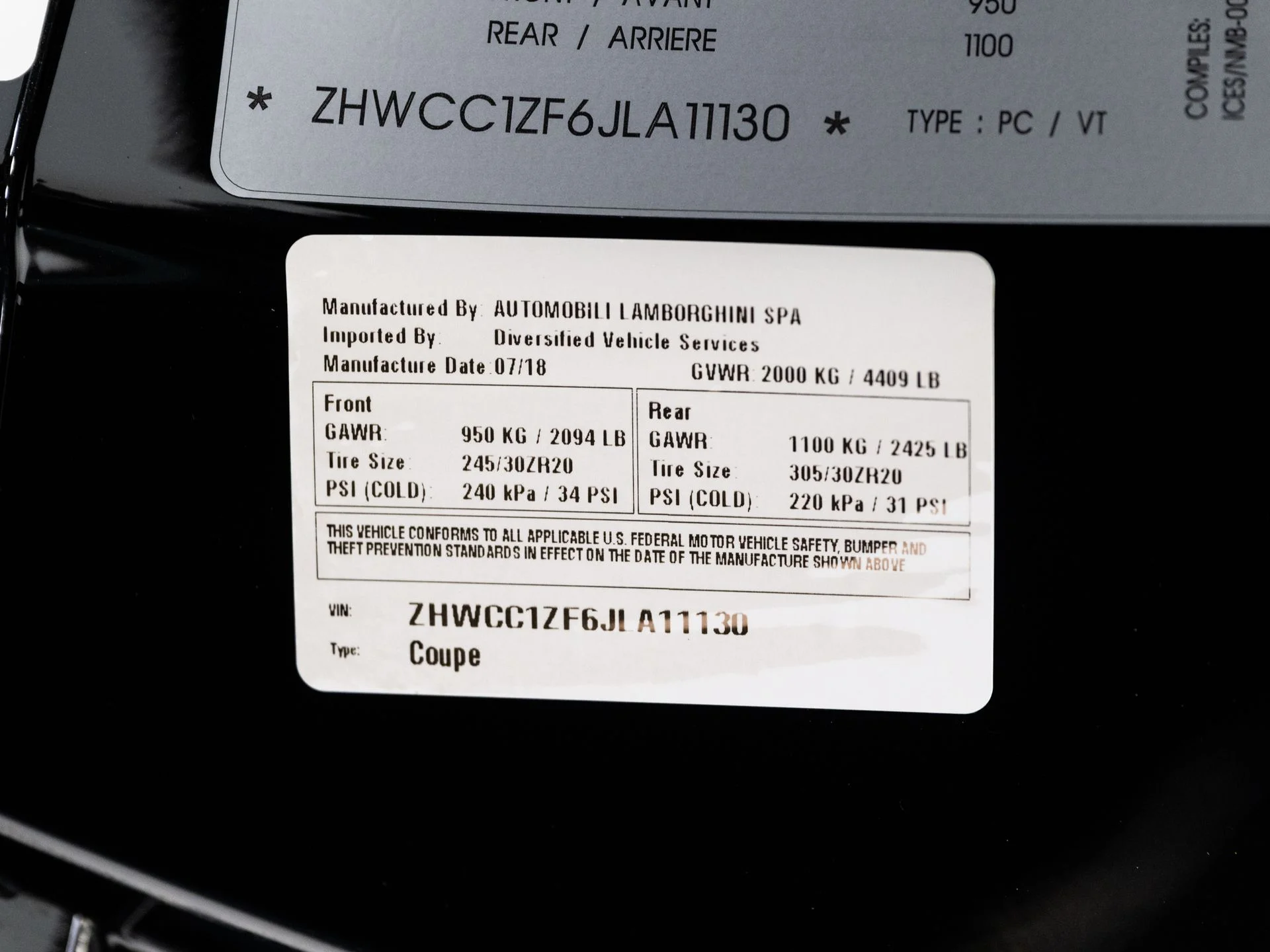 Used 2018 Nero Noctis Lamborghini LP610-4 image 97