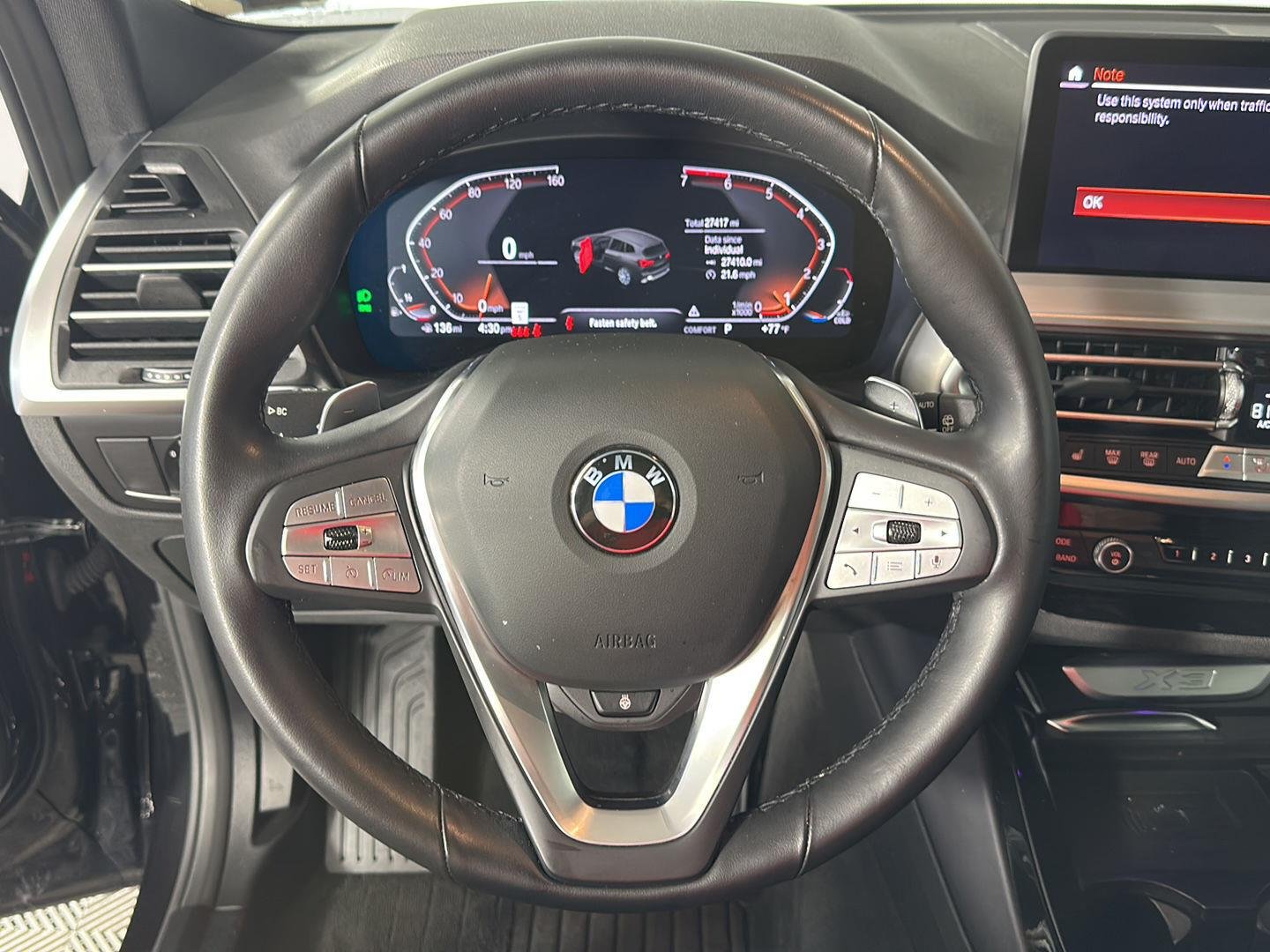 Certified Used 2024 Black Sapphire Metallic BMW xDrive30i image 12