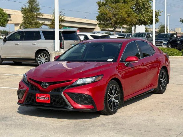Certified Used 2023 SUPERSONIC RED Toyota SE image 36
