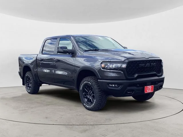 New 2026 Granite Crystal Metallic Clearcoat Ram REBEL CREW CAB 4X4 5