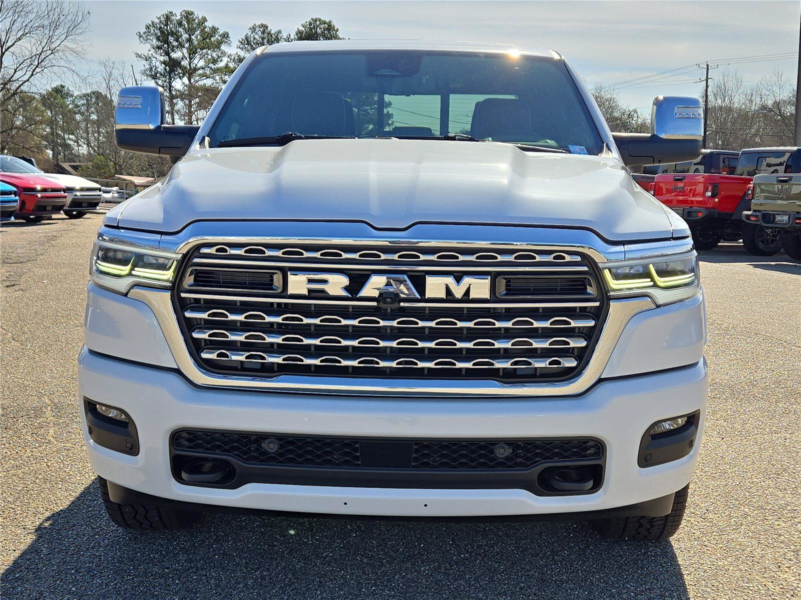New 2026 Ivory White Tri-Coat Pearlcoat Ram Limited image 2