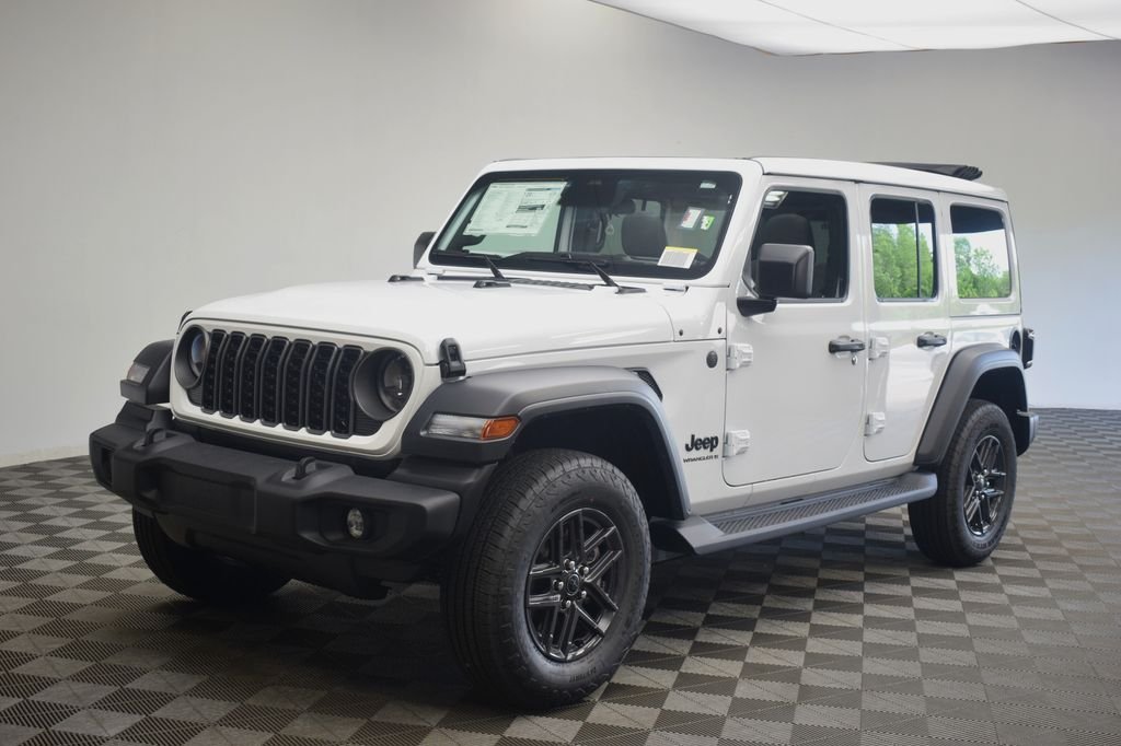 New 2026 Bright White Clear-Coat Exterior Paint Jeep Sport S image 14