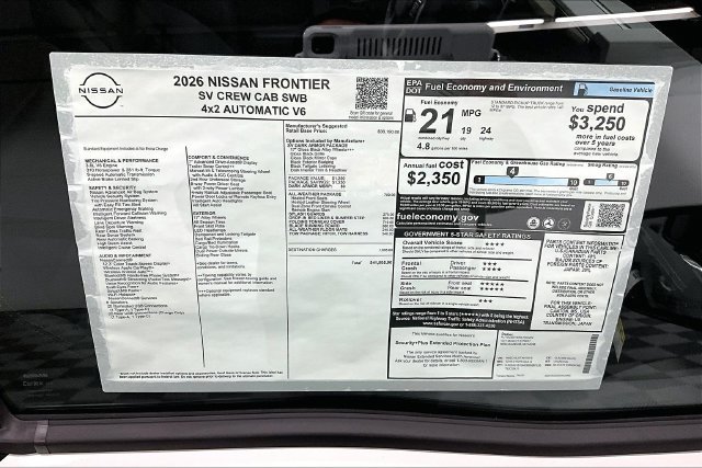 New 2026 Glacier White Nissan SV image 37