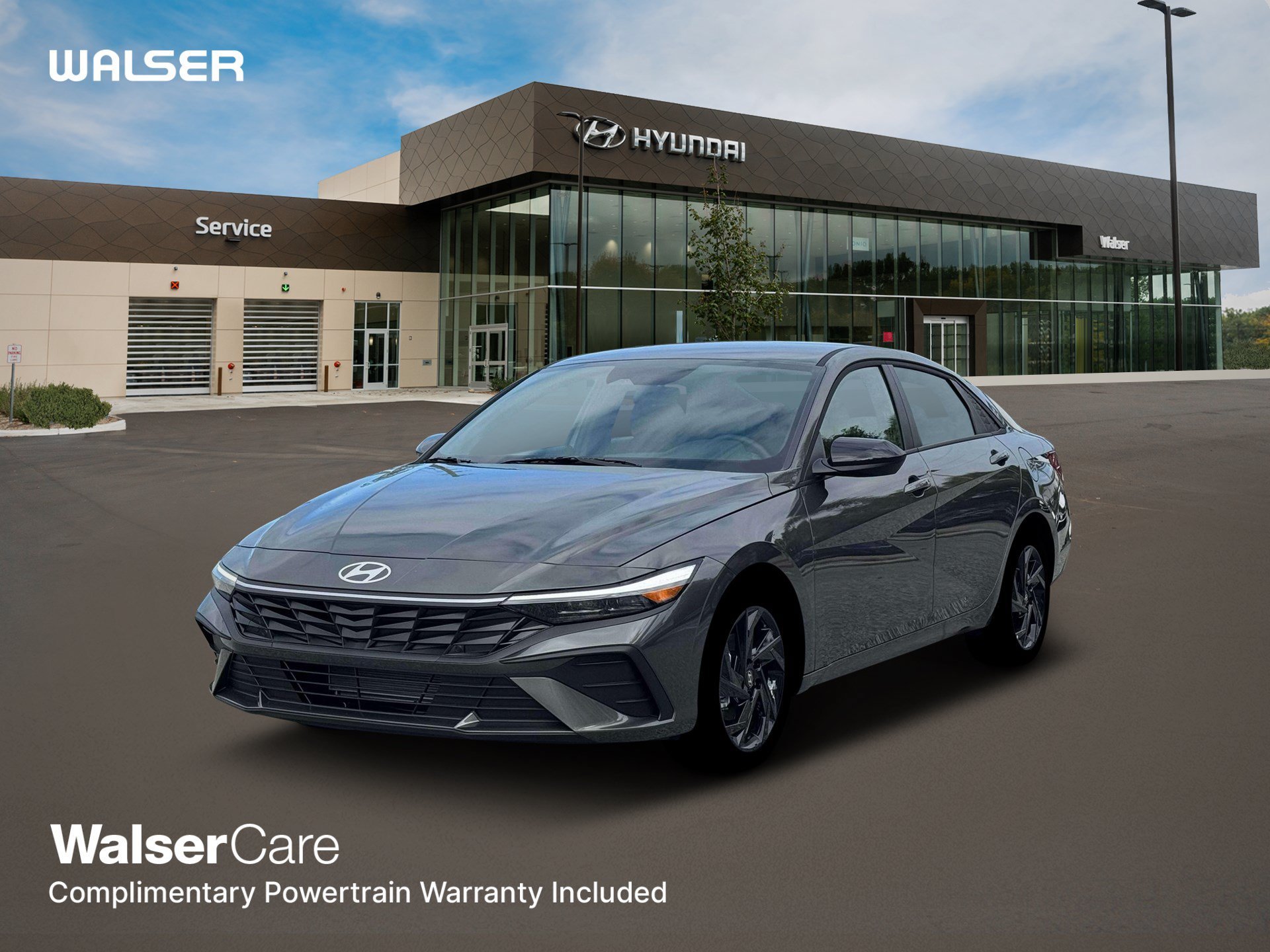 New 2026 Amazon Gray Hyundai SEL Sport Sedan FWD image 1