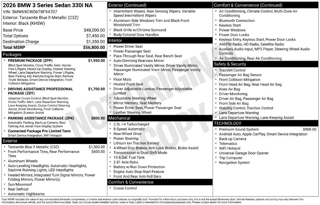 2026 BMW 3 Series 330i - Photo 30
