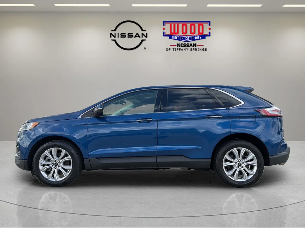 Used 2023 Blue Metallic Ford Titanium image 5