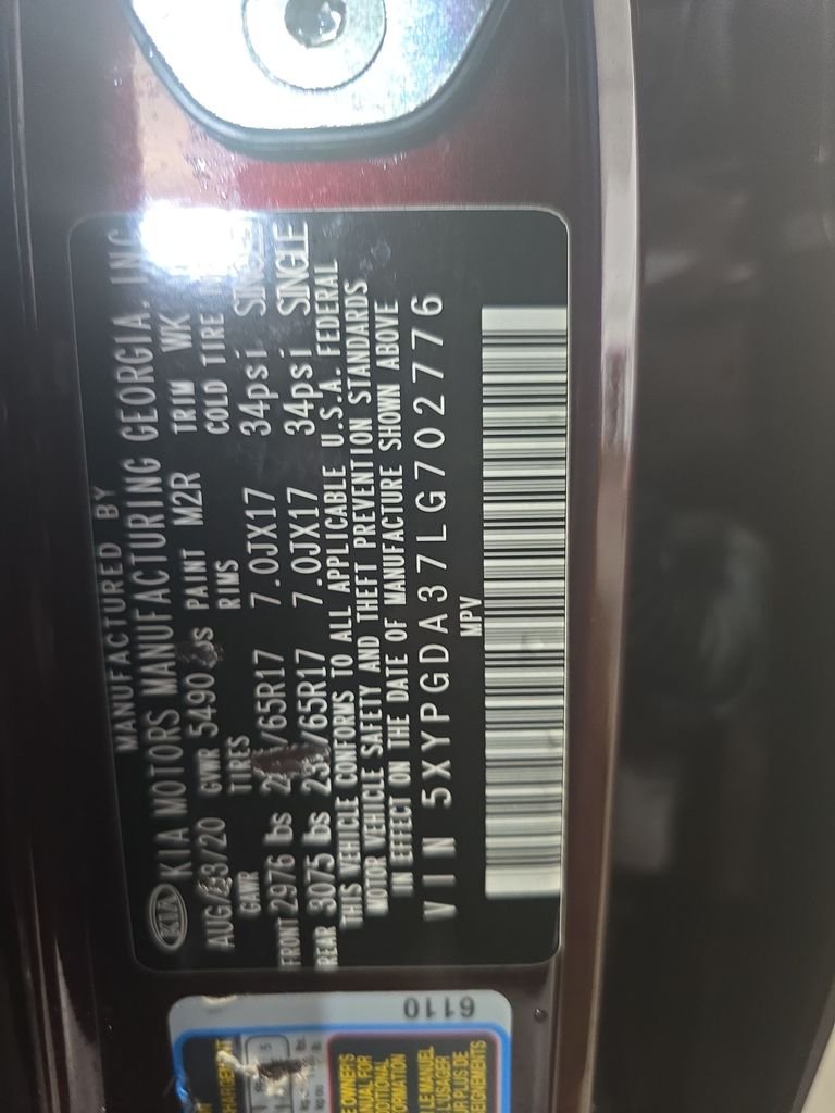 Used 2020 Purple Kia LX image 24