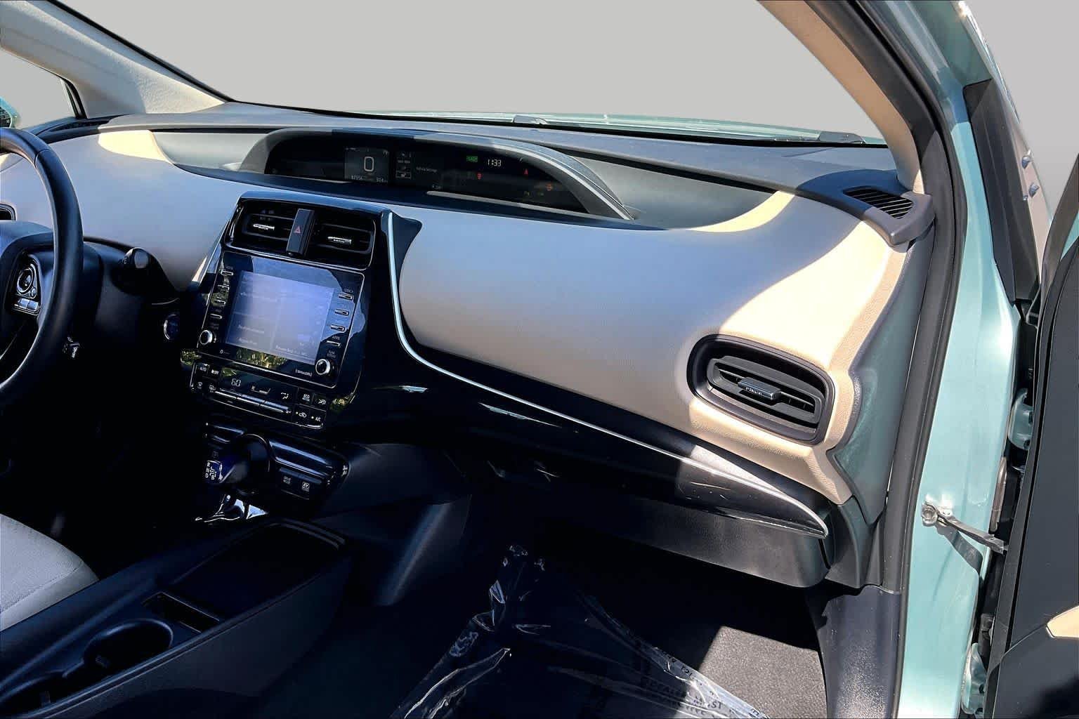 Used 2021 Sea Glass Pearl Toyota LE image 18