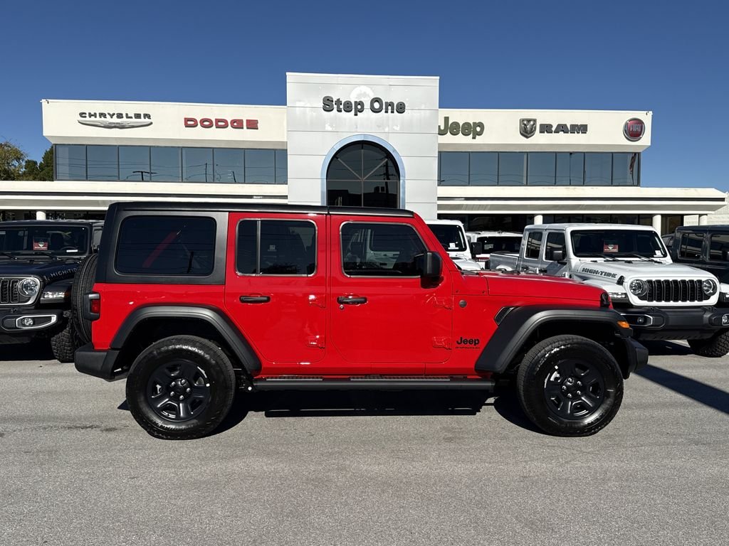 New 2026 Firecracker Red Clear-Coat Exterior Paint Jeep Sport image 4