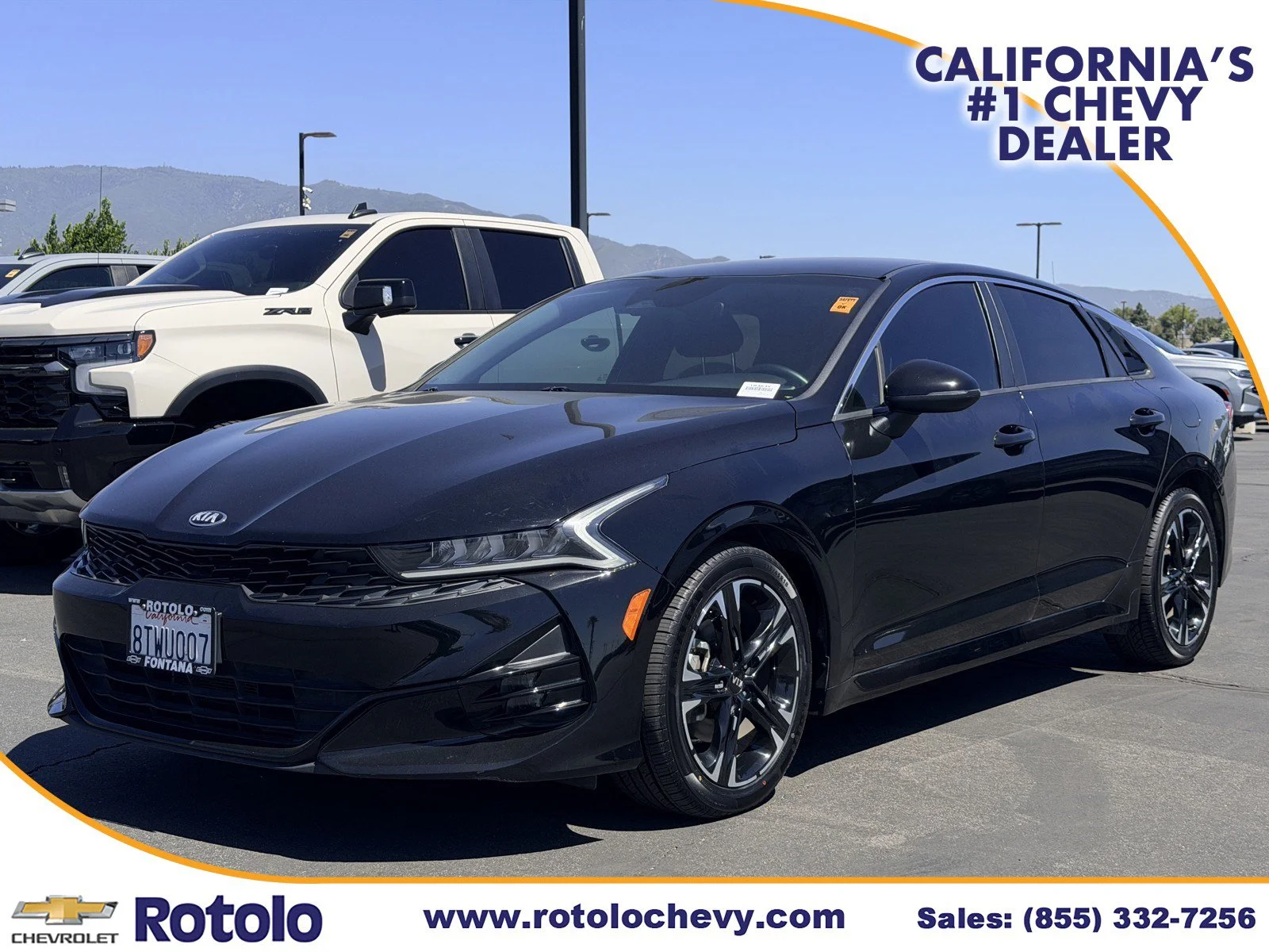 Used 2021 Ebony Black Kia GT-Line image 3