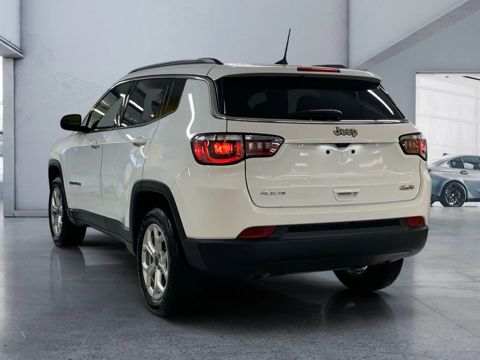 New 2026 Bright White Jeep North image 3