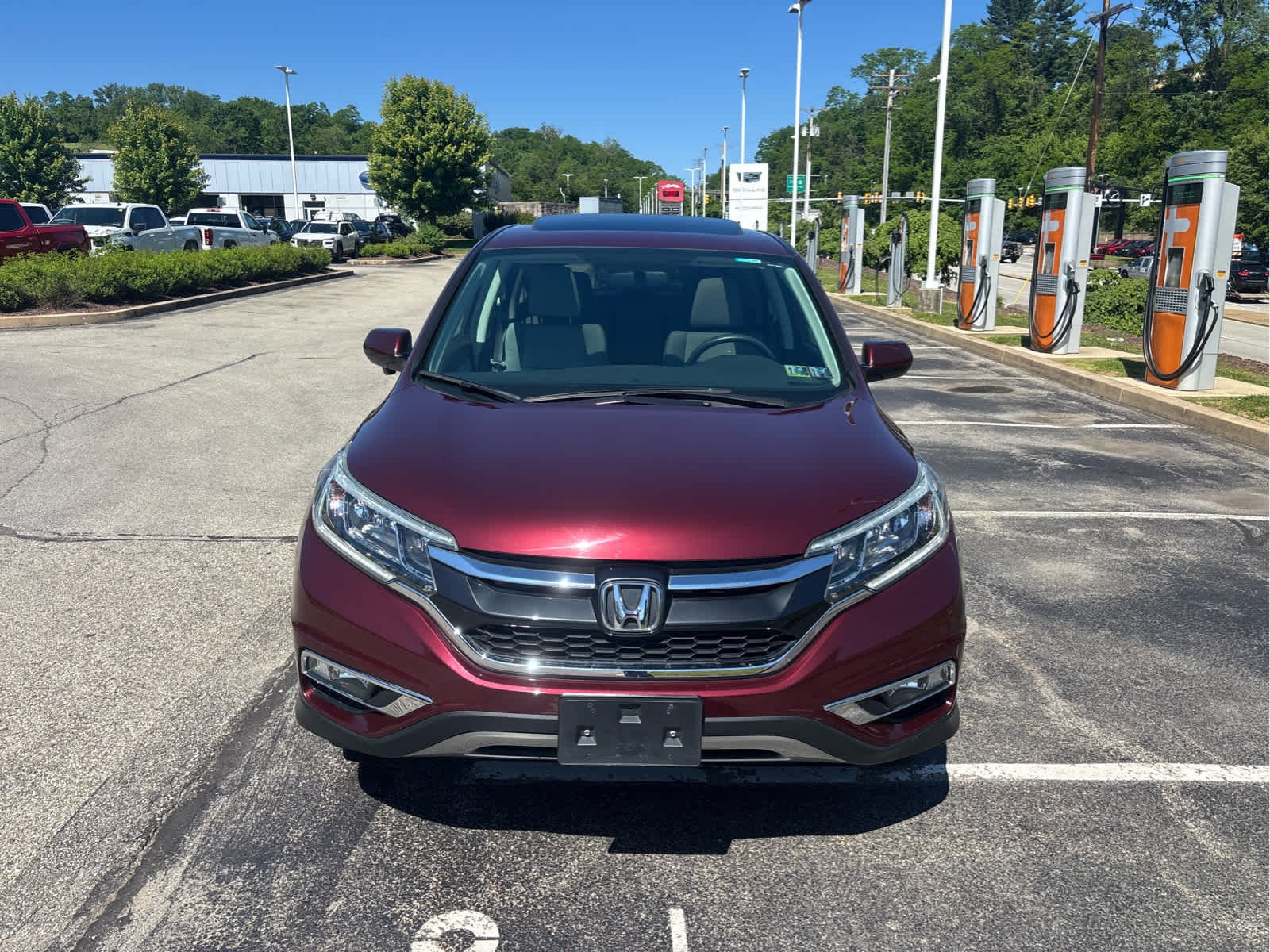 Used 2016 Basque Red Pearl II Honda EX image 3