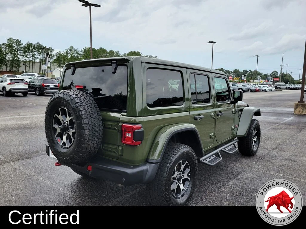 Used 2021 Green Jeep Unlimited Rubicon image 6