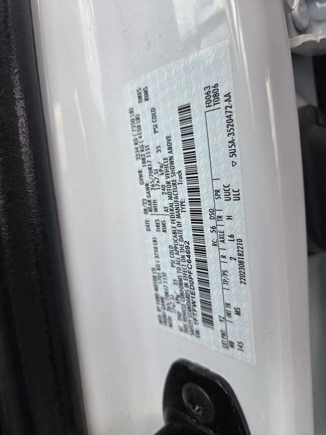 Used 2023 WHITE FORD XLT image 35