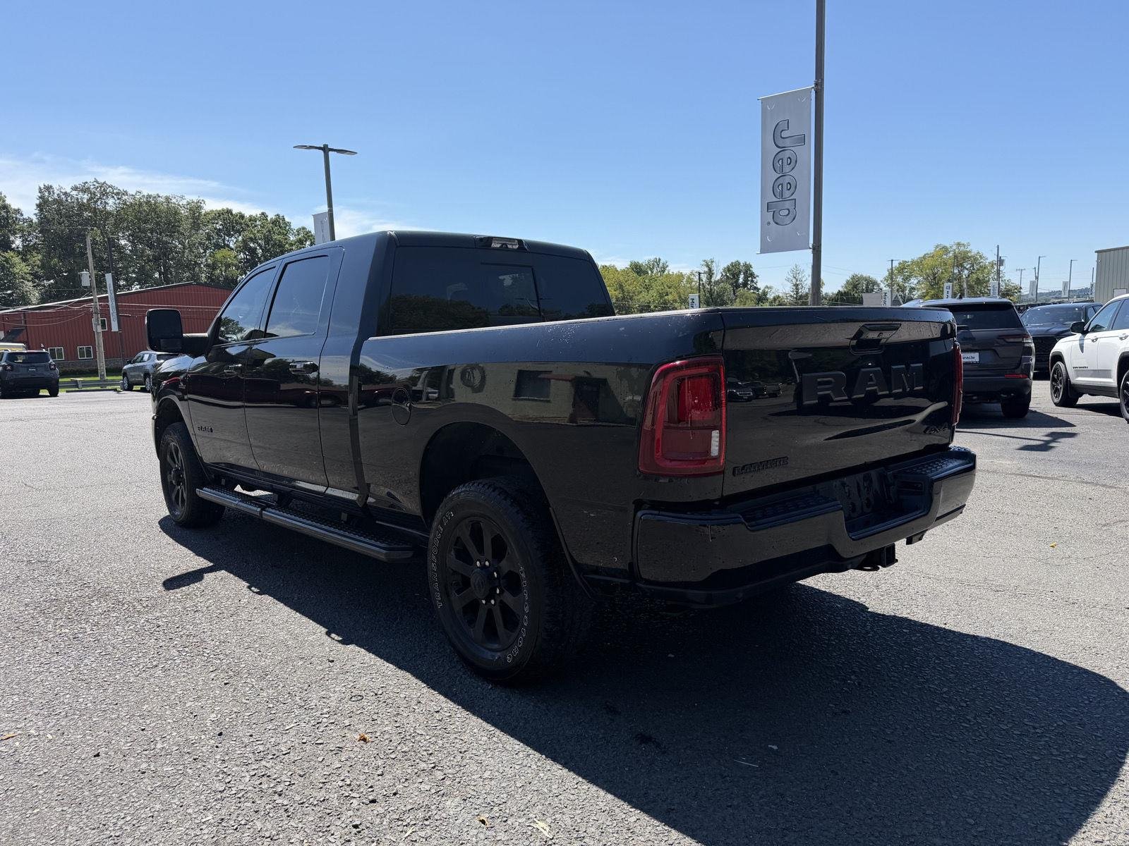 Used 2025 Diamond Black Crystal Pearlcoat Ram Laramie image 5