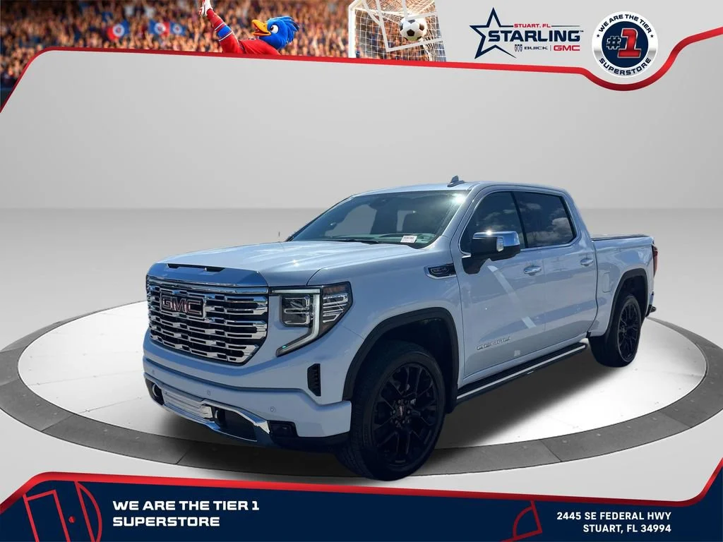 New 2026 Glacier White Tricoat GMC Denali image 1
