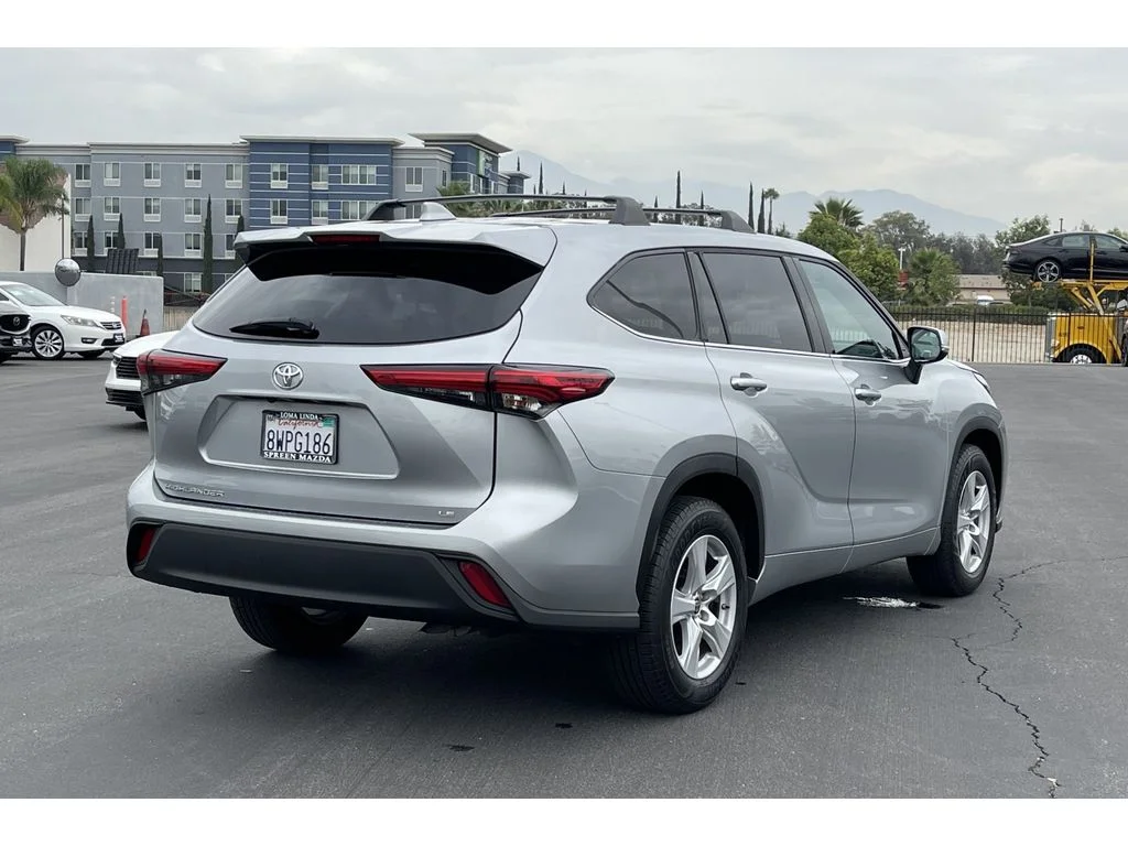 Used 2021 Celestial Silver Metallic Toyota LE image 7