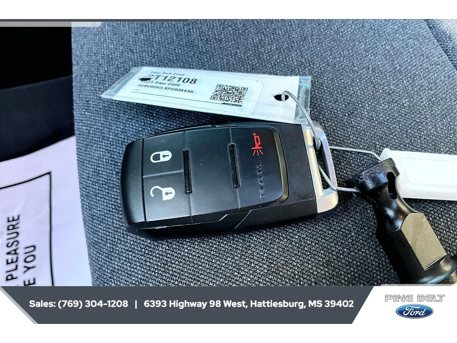 Used 2023 Bright White Clearcoat Ram Tradesman image 9