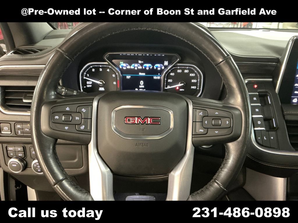 Used 2021 WHITE FROST TRICOAT GMC SLT image 20