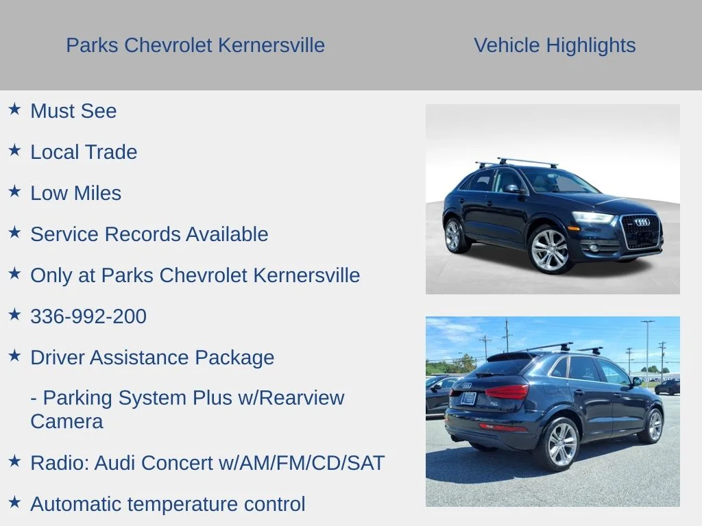 Used 2015 Blue Audi 2.0T Premium Plus image 6