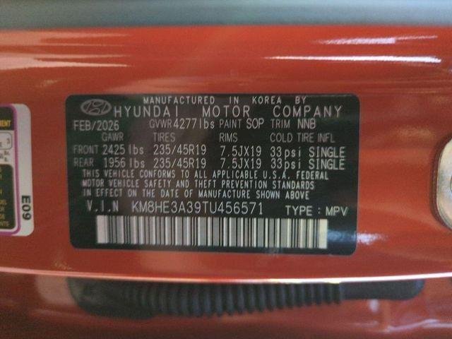 New 2026 Orange Hyundai Limited FWD image 15