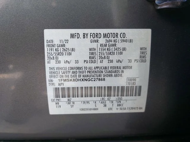 Used 2022 Gray Ford XLT image 33