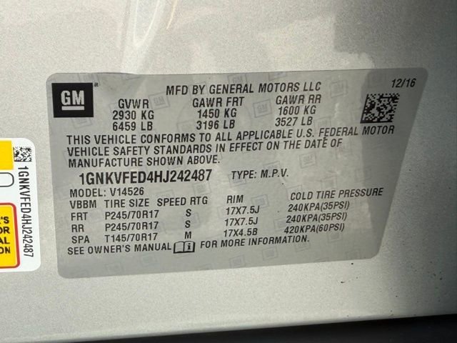 Certified Used 2017 SILVER ICE METALLIC Chevrolet LS image 23