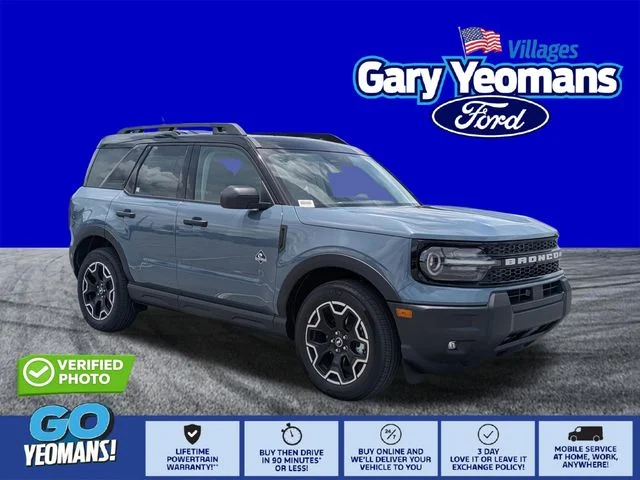 New 2026 Azure Gray Metallic Tri-Coat Ford Outer Banks® image 1