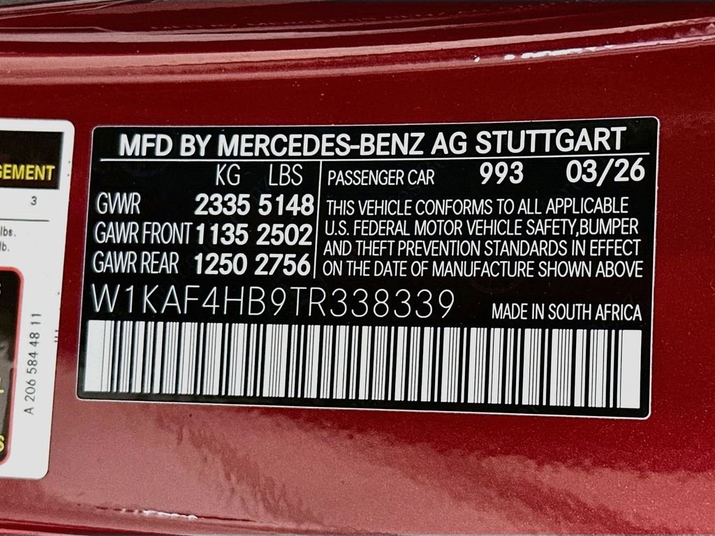 New 2026 MANUFAKTUR Patagonia Red Metallic Mercedes-Benz C 300 image 32