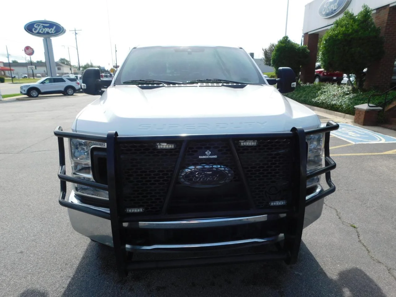 Used 2020 White Ford XL 4WD Crew Cab 6.75 ft Box image 3