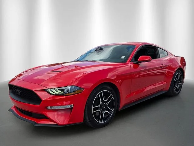 Certified 2021 Ford Mustang EcoBoost Premium with VIN 1FA6P8TH0M5105593 for sale in Lutz, FL