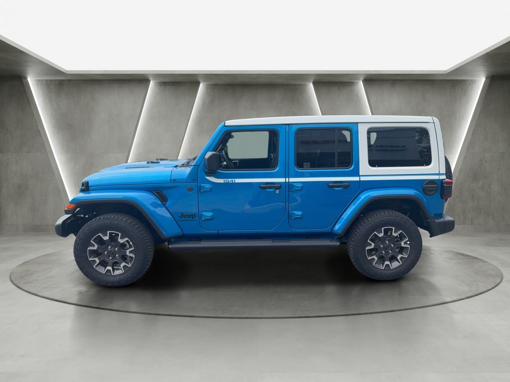 New 2027 Hydro Blue Pearlcoat Jeep Sahara image 4