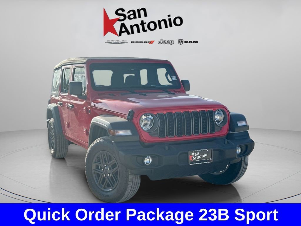 New 2026 Firecracker Red Clear-Coat Exterior Paint Jeep Sport image 2