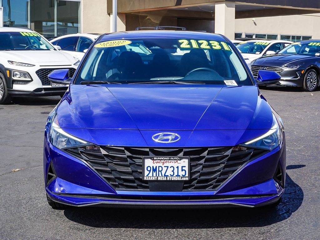 Certified Used 2023 Blue Hyundai SEL image 2