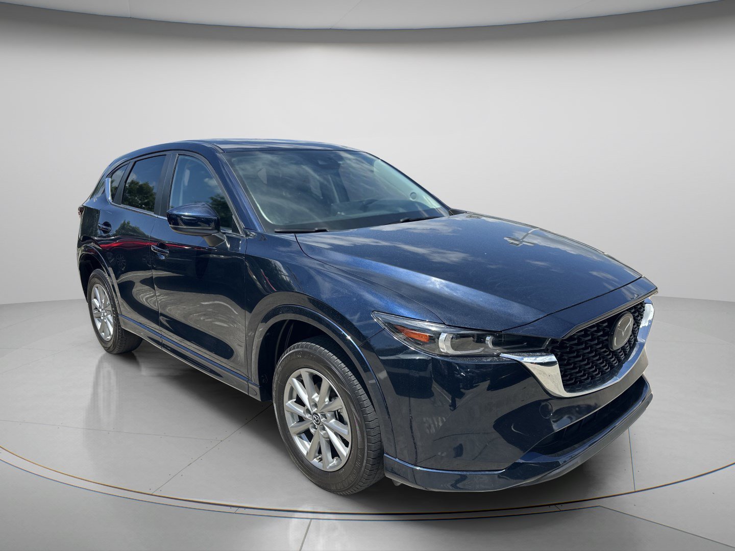 Used 2025 Deep Crystal Blue Mica Mazda 2.5 S Preferred Package image 1
