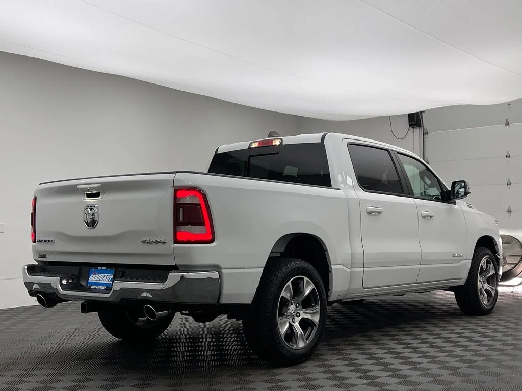 Used 2023 Ivory White Tri-Coat Pearlcoat Ram Laramie image 7