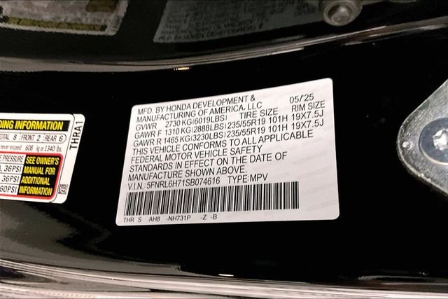 Used 2025 Crystal Black Pearl Honda Sport-L image 40