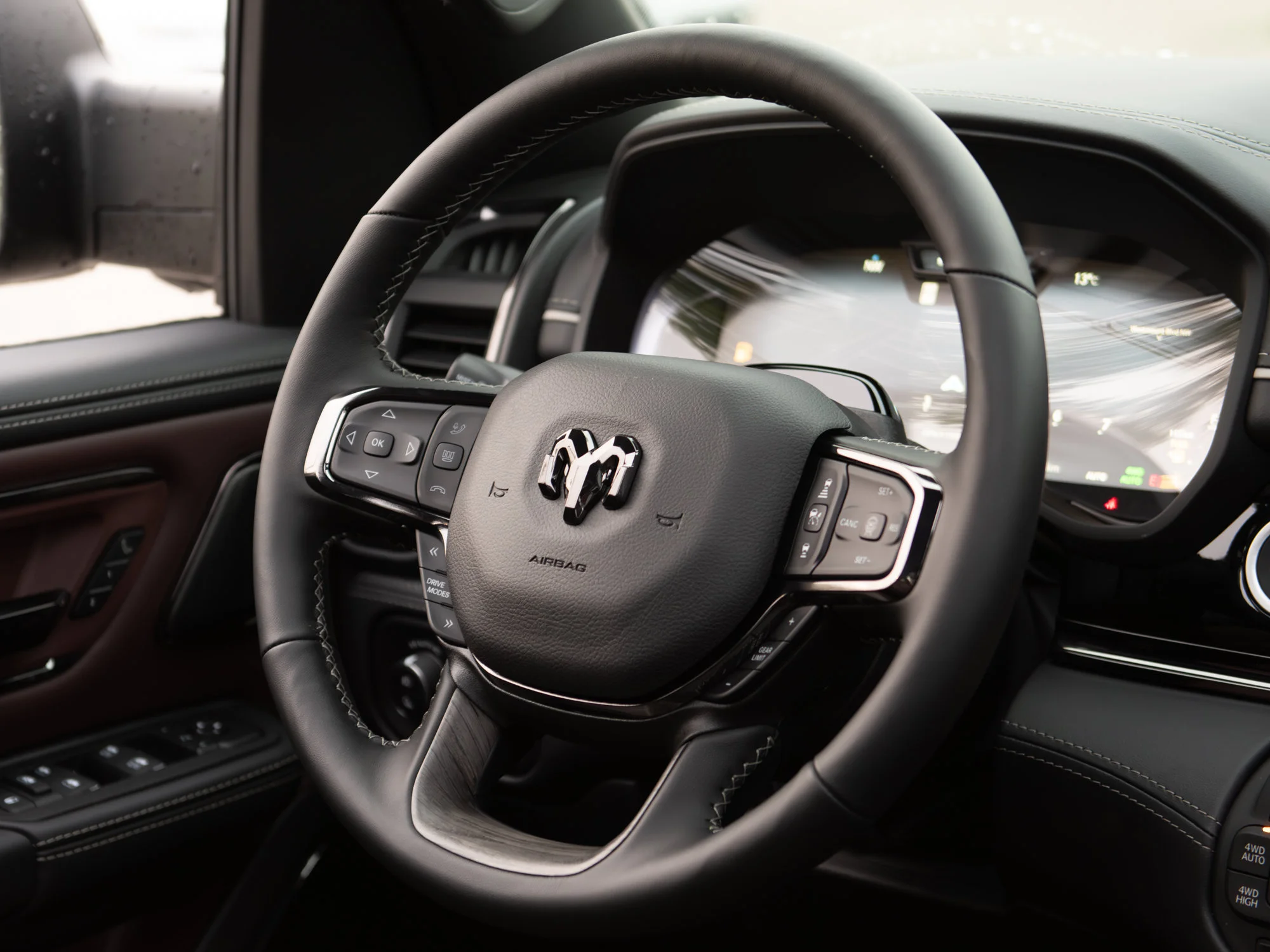 New 2026 Black RAM Limited Night* Crew Cab 4x4, 540 Horsepower, Massage Seats, Head-Up Display image 16