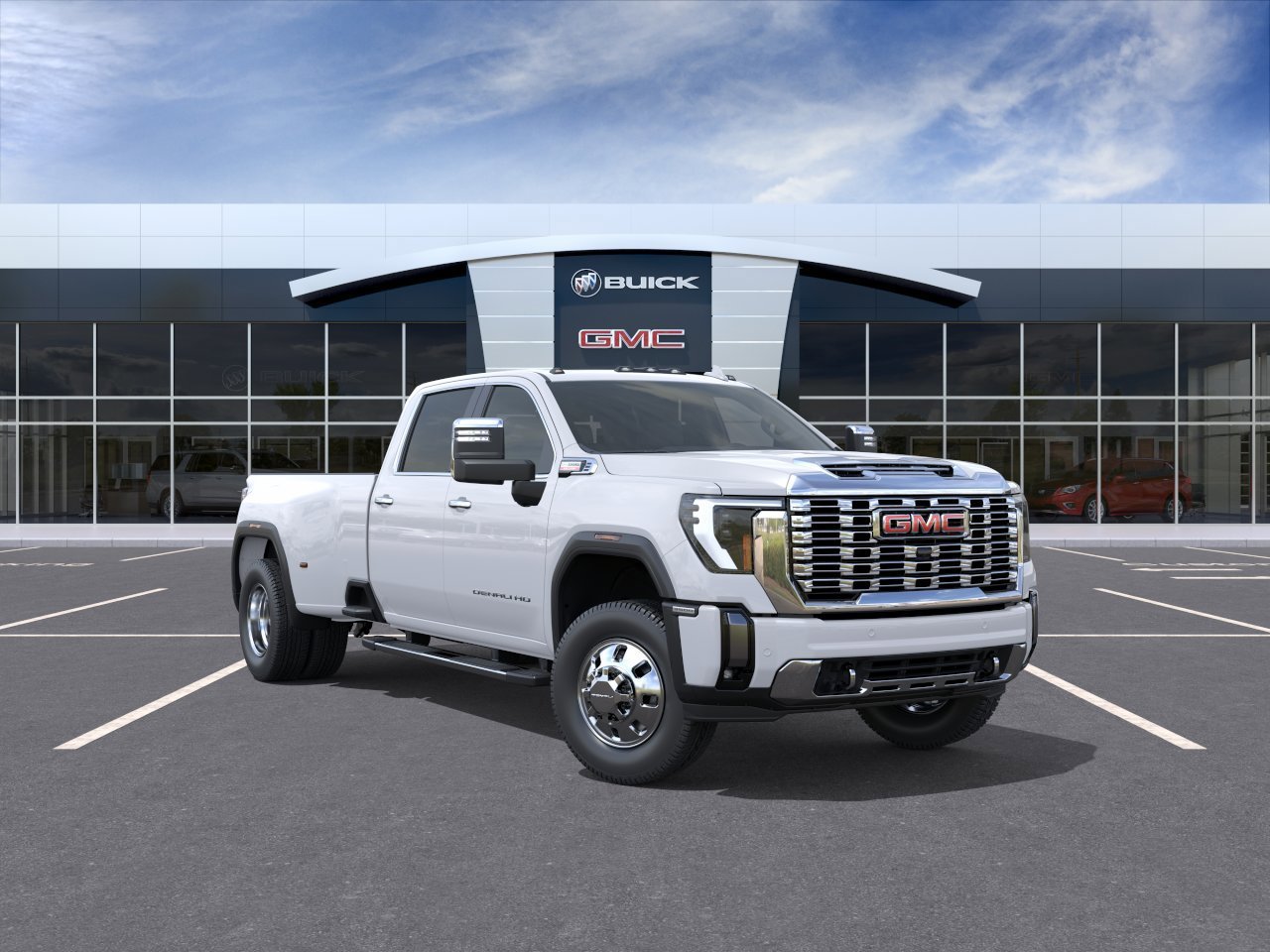 New 2026 Summit White GMC Denali DRW image 1