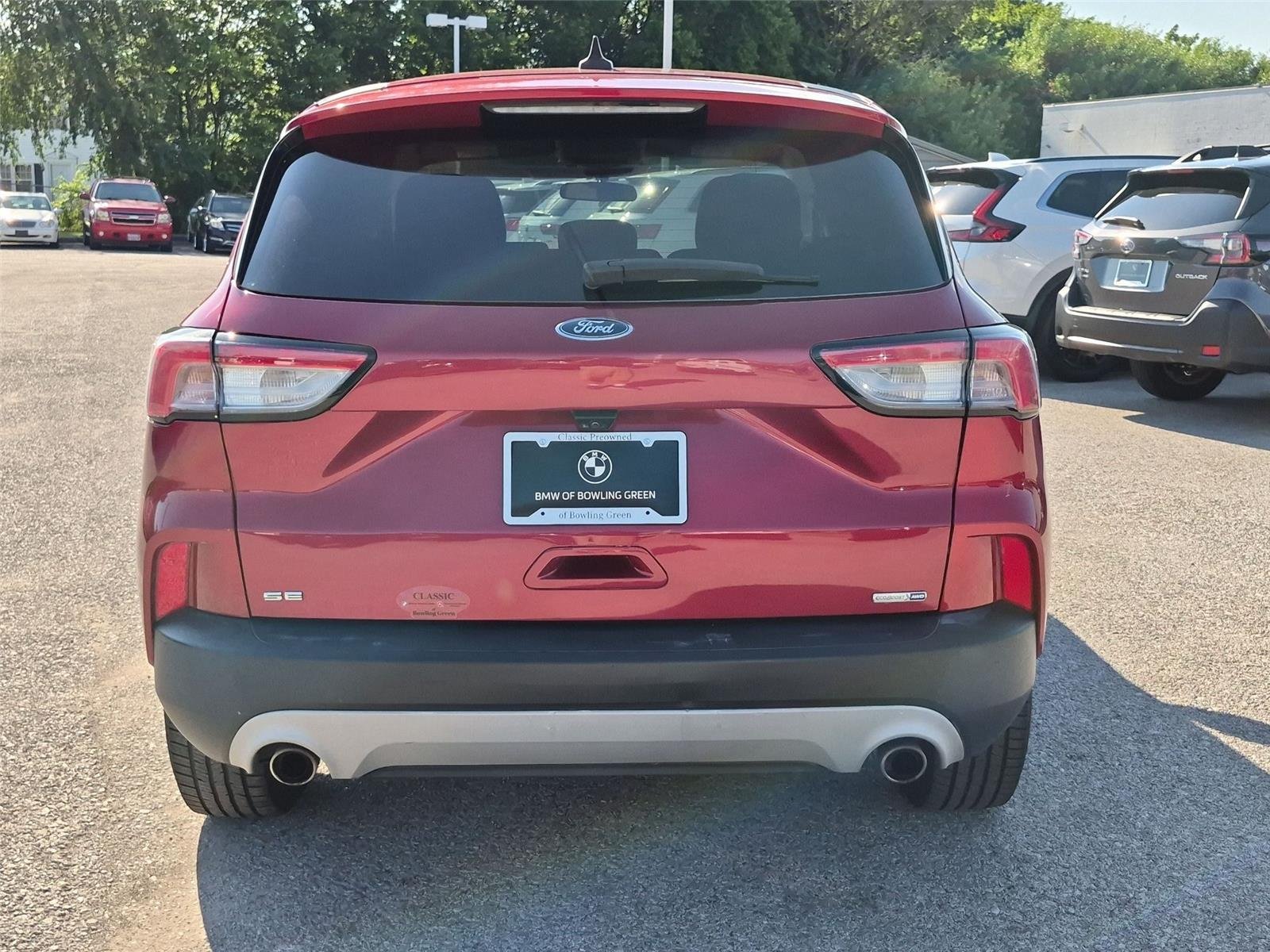 Used 2020 Rapid Red Metallic Tinted Clearcoat Ford SE image 4