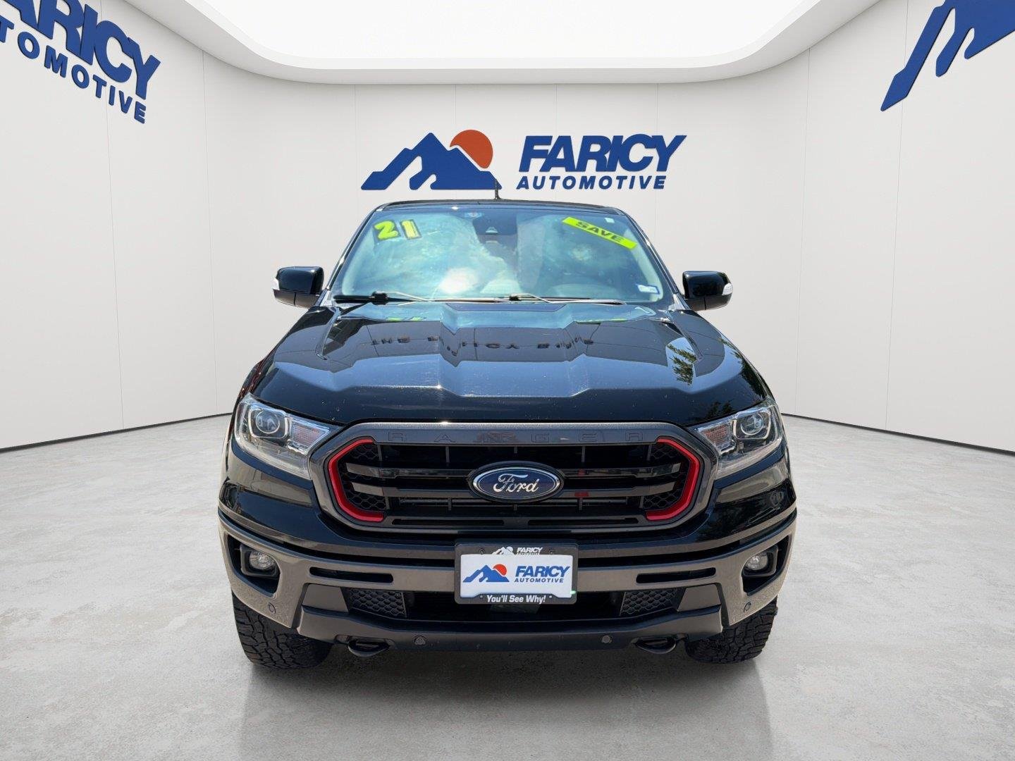 Used 2021 Shadow Black Ford LARIAT image 1