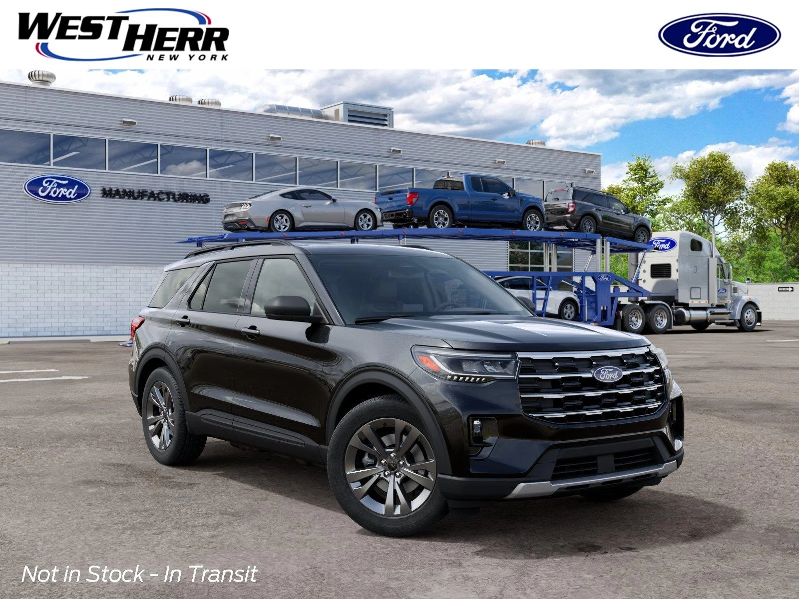 New 2027 Agate Black Metallic Ford Active image 1