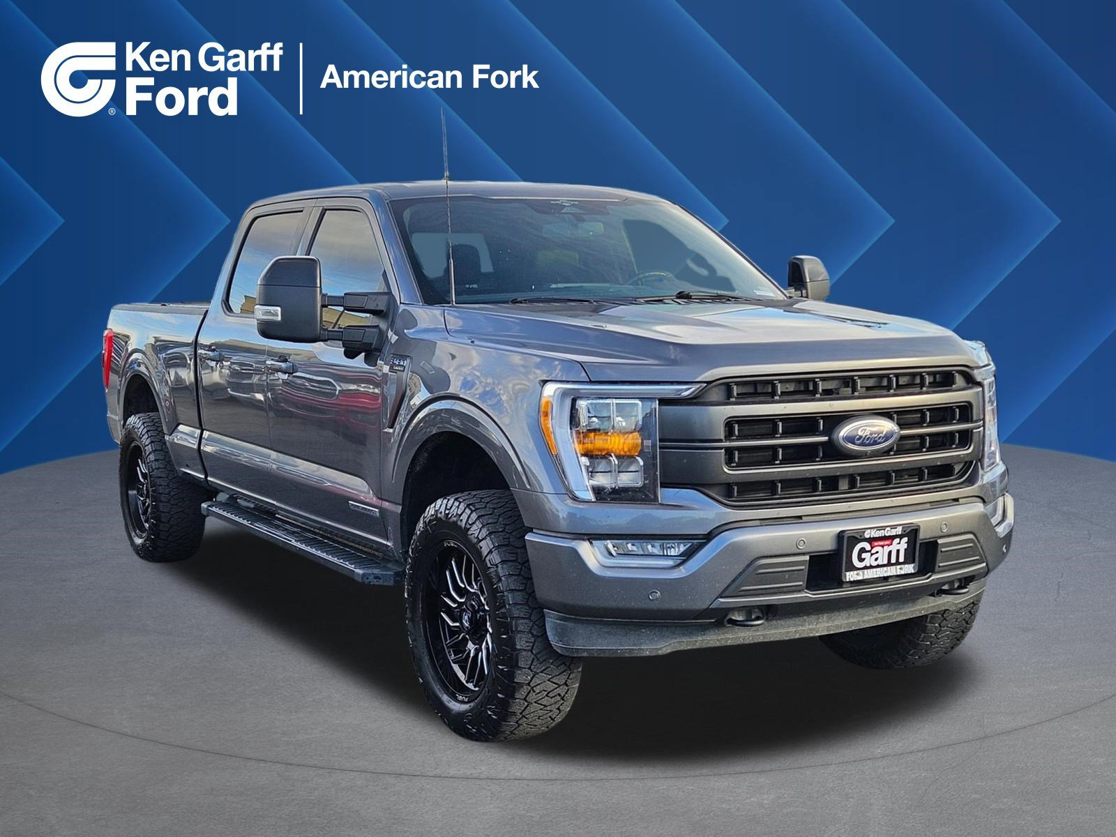 Used 2023 Gray Metallic Ford LARIAT image 1