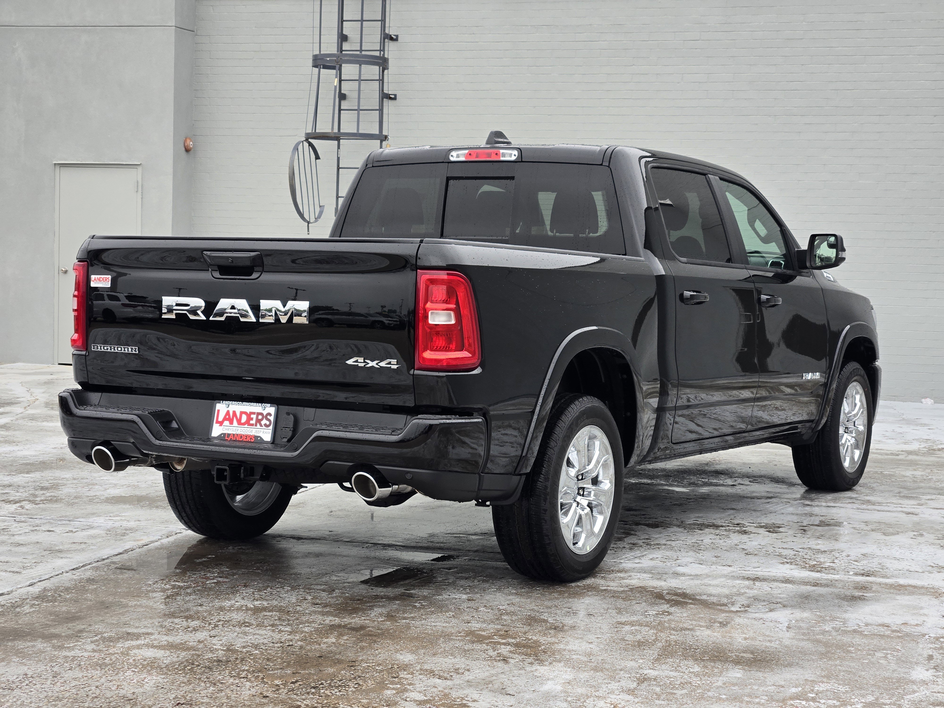 New 2026 Diamond Black Crystal Pearlcoat RAM Big Horn image 4