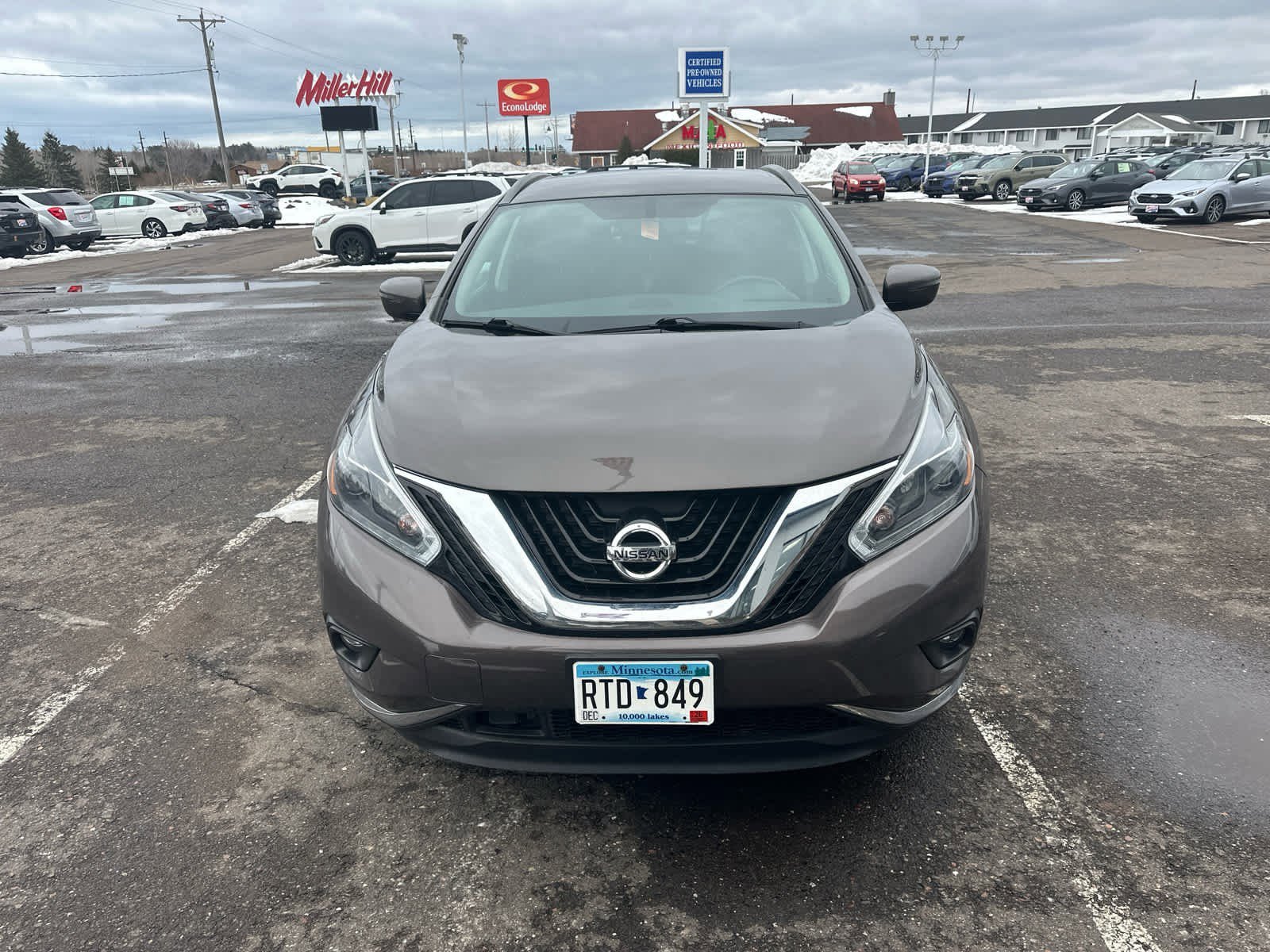 Used 2018 Nissan Murano SV with VIN 5N1AZ2MH3JN118565 for sale in Duluth, MN